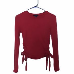 Forever 21 Burnt Orange Long Sleeve Shirt